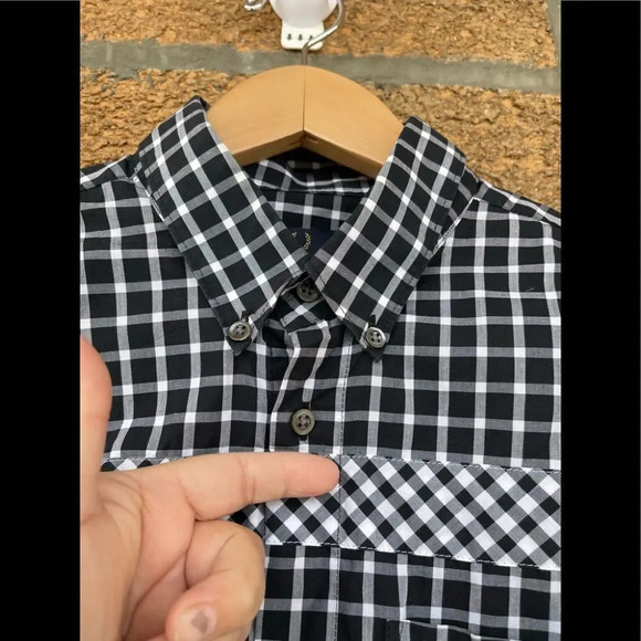 FRED PERRY Checkered Plaid size small - Picture 5 of 11